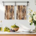 thumbnail image 3 of Brown Abstract Kitchen Towels Set of 3, Vintage Geometric Gradient Oil Painting Modern Absorbent Dish Towels for Kitchen, Microfiber Hand Towel, Quick Drying Tea Towel for Cleaning Dishcloths, 3 of 7