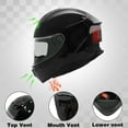 thumbnail image 6 of Innovation Works Full Face Motorcycle Helmet DOT Approved with Programmable LED Display and USB Charging,ABS Bike Motorcycle Helmet for Adults, 6 of 8