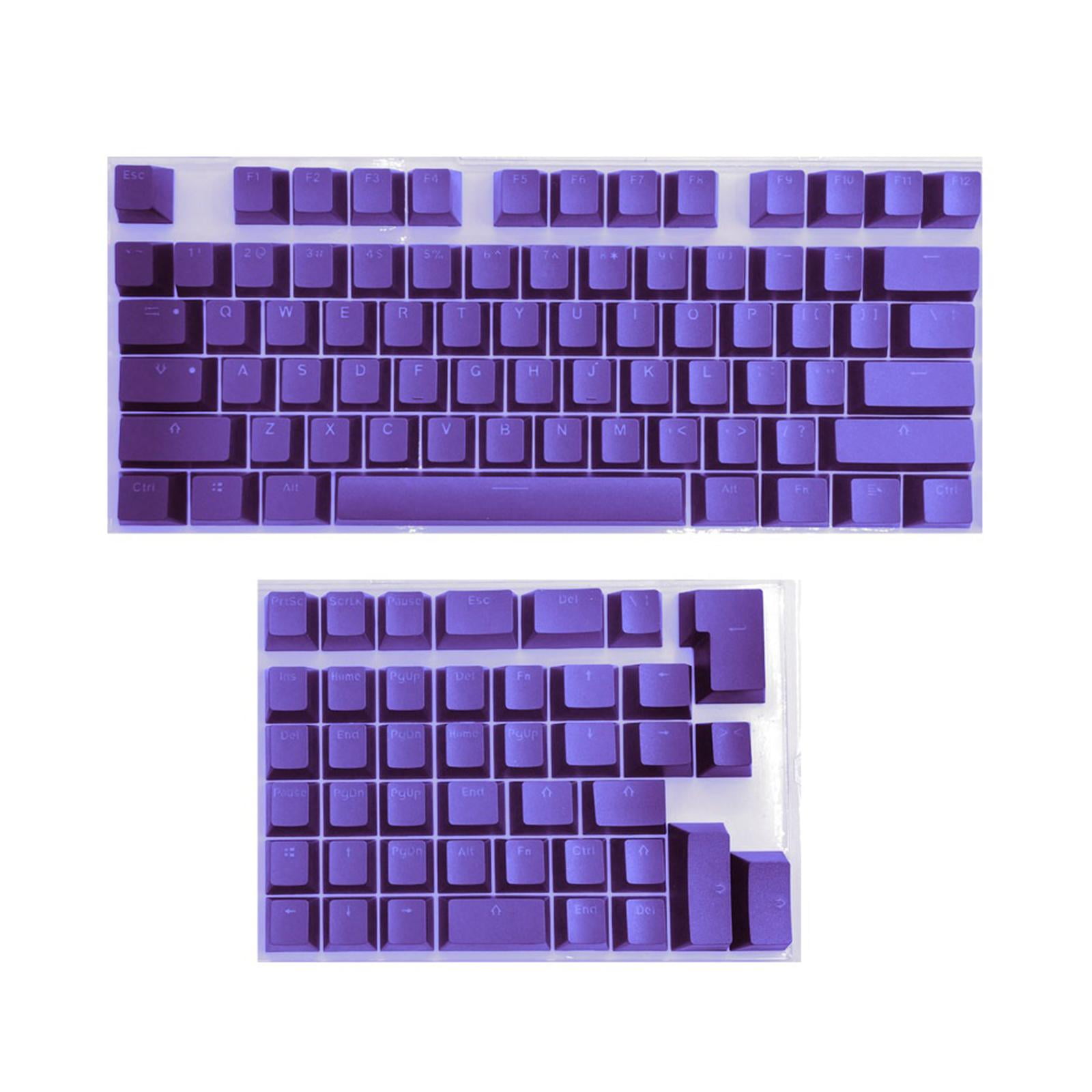 LeeQinersw PBT Switches Gaming Dye Sublimation Mini Mechanical Keyboard Premium DIY Custom Purple