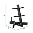 thumbnail image 4 of Fuel Pureformance Standard 1 in. Weight Plate Stand - Black, 4 of 6
