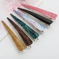 thumbnail image 5 of Unique Bargains 1 Pc Hair Clip Fashion Acetic Acid Hair Clips Dark Coffee Color, 5 of 5