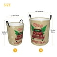 thumbnail image 5 of Daiia christmas Vintage Red Truck Laundry Hamper With Handles Large Storage Basket/Toy Organizer/Dirty Clothes Collapsible Waterproof For College Dorms, Bedroom,Bathroom, 5 of 8