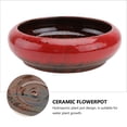 thumbnail image 2 of Miangastore 1Pc Hydroponic Ceramic Flower Pot Creative Succulent Daffodil Gardening Pot, 2 of 8
