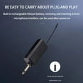 thumbnail image 7 of Wireless Microphone,Rechargeable Wireless Dual UHF Microphone,Dual Handheld Dynamic Wireless Mic for Karaoke Singing, Wedding, DJ, Party, Speech, Church, Class Use,PA System,200ft,Gray, 7 of 7