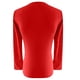 thumbnail image 4 of MHFRRA Camiseta Informal de Manga Larga Acanalada con Cuello Redondo y Corte Entallado para Mujer Rojo, 4 of 4