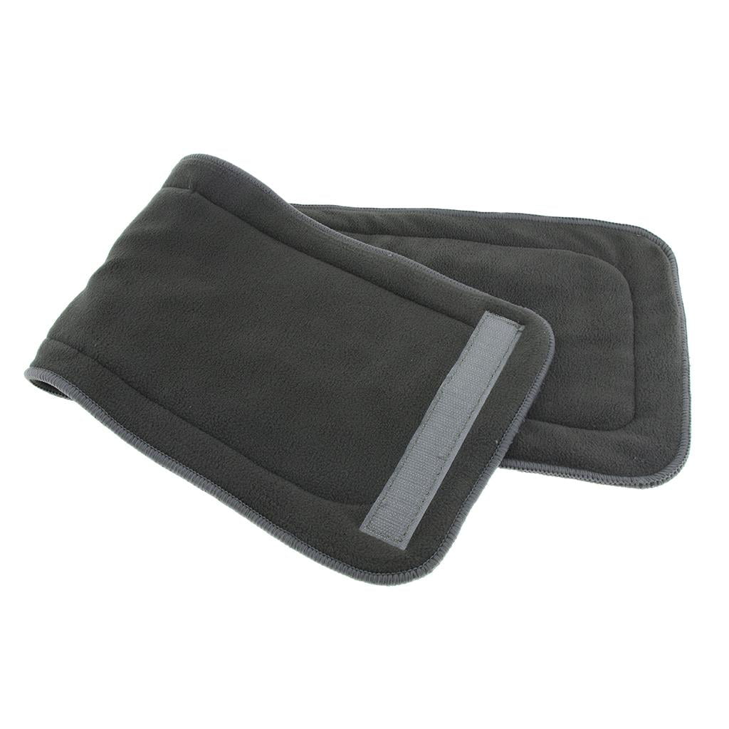 for Women/Men/Elderly/Baby etc. Bamboo Charcoal Fiber Diaper Liners Nappy Insert Pads Soft/Absorbent/Reusable/Washable 