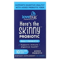 Here's The Skinny Probiotic, 10 Billion CFU, 30 Count, LoveBug Probiotics