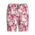 thumbnail image 4 of Wukai Rose Rabbit Men’s Short Pajama Pants With Pockets Soft Sleep Pj Shorts for Men-3X-Large, 4 of 6