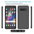 thumbnail image 2 of Cases for Galaxy S10 / S10+ / S10 5G / S10E, Njjex Liquid Silicone Gel Rubber Shockproof Case Fit Galaxy S10 Slim Matte Surface Cover w/ Soft Microfiber Lining For 2019 Galaxy S10 6.1" -Black, 2 of 8