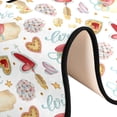 thumbnail image 6 of SKYSONIC 2'X6' Watercolor Heart Biscuits Runner Rug with Rubber Backing, Valentine Sweet Cute Non Slip Entryway Rug Runner Washable Soft Area Rug Carpet for Hallway Bedroom Kitchen Decor, 6 of 6
