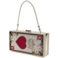 thumbnail image 4 of Bolso de noche Pearl & She Crystal Rhinestone Queen of Hearts, 4 of 8