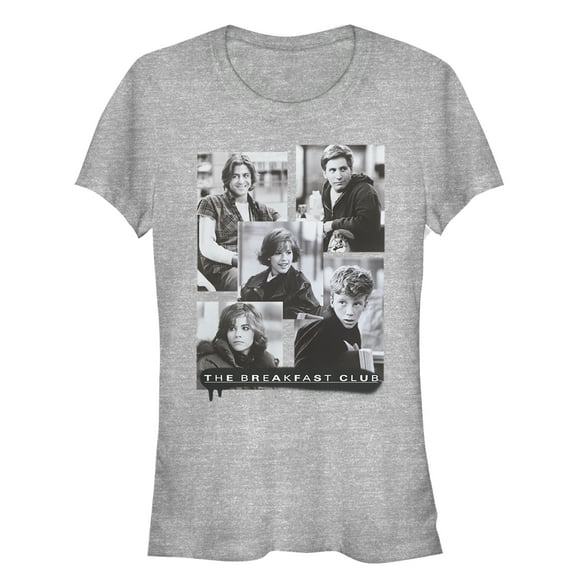 Junior's The Breakfast Club Character Photos  Graphic Tee Athletic Heather 2X Large