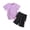 Purple, variant on Fnooota Boys Athletic Outfit Sets Size 14, Short Sleeve 2 Piece Summer Breathable Kids Clothing Sets Blue Size 14