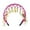 Red, variant on Daznico Exquisite Belly Dance Headband with Glittering Sequins and Stage Performance Hair Headpiece For,Mardi Gras Clothing,One Size