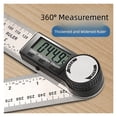 thumbnail image 3 of Plastic Angle Ruler Electronic Display Inclinometer Angle Meter Digital Scale Digital Angle Detector ,Wide Applications, 3 of 6