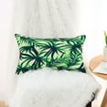 thumbnail image 2 of Unique Bargains Leaves Decorative Throw Pillow Cover #4 12" x 20" 1 Pack, 2 of 7