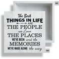 thumbnail image 4 of Zomyto 5x5 Inch Family Friendship Wooden Box Sign Rustic Style the Best Things in Life are the People Wood Block Tabletop Sign Decorative Desk Sign, 4 of 8