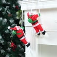 thumbnail image 4 of Colgante de escalera de escalada de Papá Noel, decoración navideña para el hogar, adorno de árbol de Navidad, regalo de Año Nuevo 2024, 4 of 5