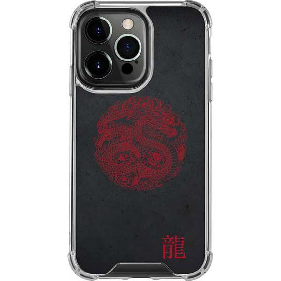 Skinit Fantasy & Dragons Red Dragon iPhone 13 Pro Clear Case