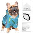 thumbnail image 3 of Sikiie Different Color Fishing Bait Dog Hoodie,Dog Clothes,Dog Sweatshirt ,Dog Shirt, Dog Clothes for Puppy Kitten Small Dogs Cats-X-Large, 3 of 7