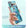 thumbnail image 3 of i-Blason Cosmo Series for Google Pixel 7 Pro Case (2022), Slim Full-Body Stylish Protective Case with Built-in Screen Protector (Ocean), 3 of 7