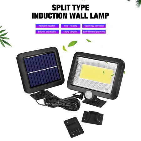 

100 LED Solar Power Motion Sensor Floodlight Outdoor Garden PIR Light