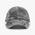 thumbnail image 2 of Lispipm Unisex Camo Baseball Caps Womens Mens Adjustable Hat Outdoor Sports Trucker Hats Low Profile Denims Cap Grey, 2 of 4