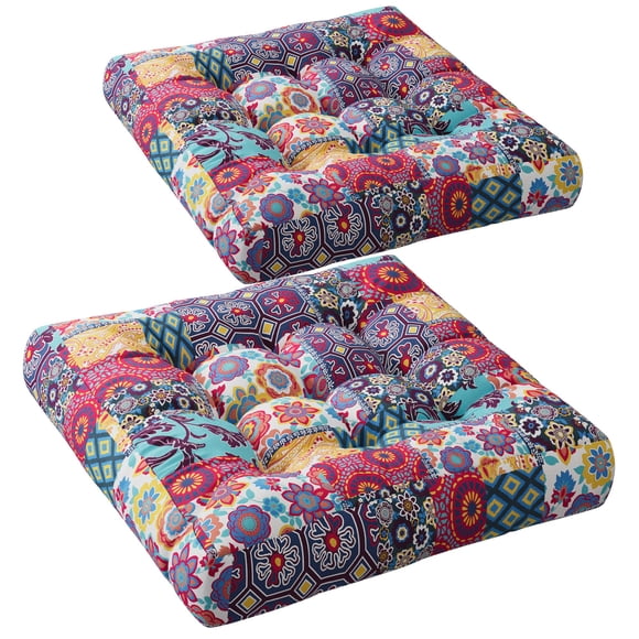 Set de 2 cojines de suelo Codi para adultos y niños, estilo bohemio