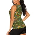 thumbnail image 3 of Fotbe Camping 1 Blusas Sin Mangas para Mujer – Estilo Casual, Corte Suelto, Slim-Fit, Cuello Redondo Deportivo, Tops de Verano para Gimnasio y Yoga-XX-Large, 3 of 7