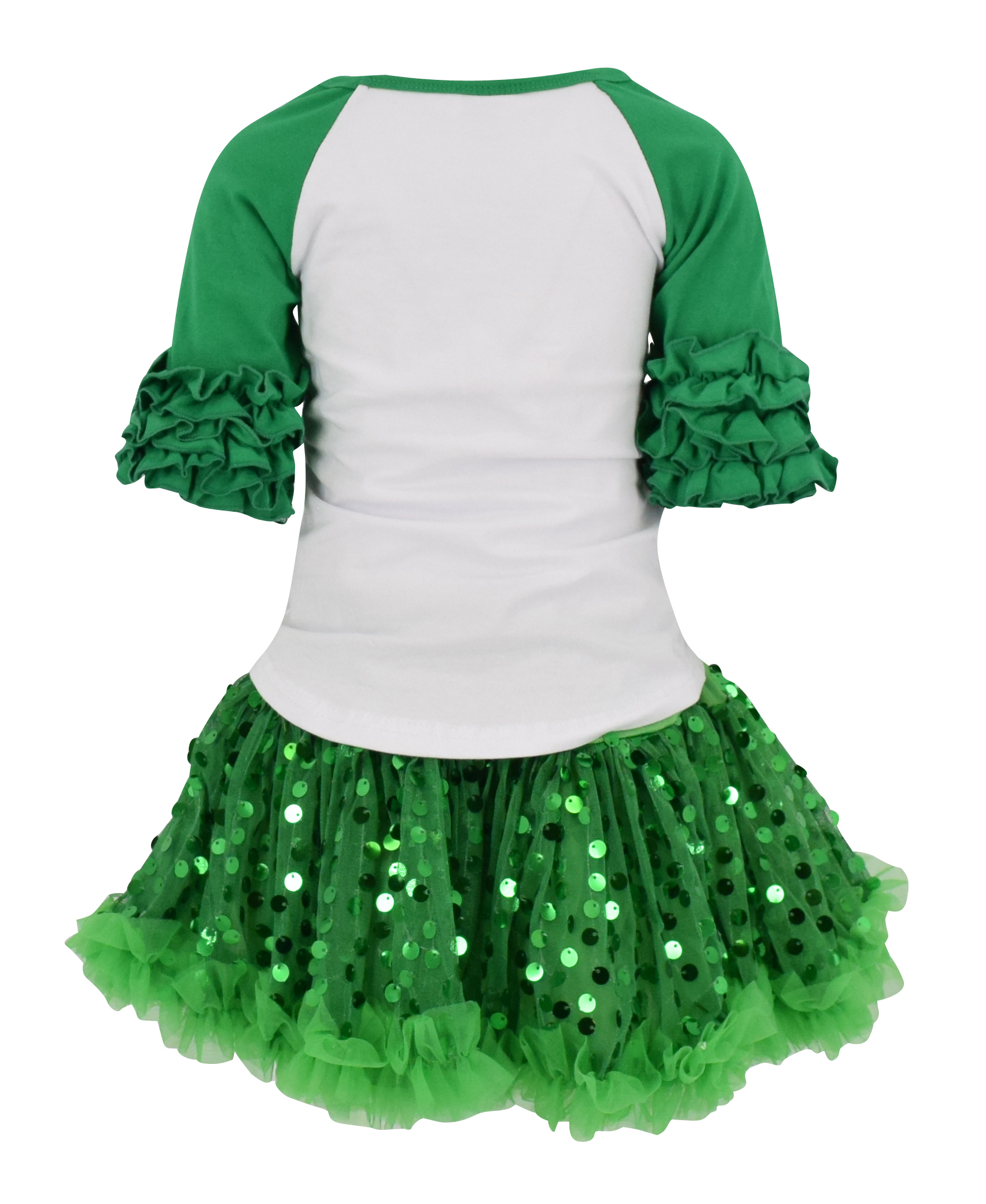 Baby Boy or Girl St Patricks Day One-Piece Long Sleeve Romper Outfit Lucky Charm
