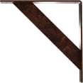 thumbnail image 4 of Ekena Millwork 2"W x 14"D x 14"H Traditional Steel Bracket, Antiqued Copper, 4 of 13