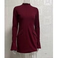 thumbnail image 3 of ZANKLEY Women's Fall Long Sleeve Mock Neck Dress Basic Party Club Bodycon Mini Dresses, 3 of 8