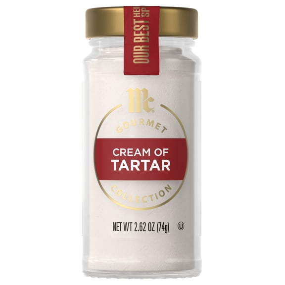 Pack Of 2 McCormick Gourmet Cream of Tartar, 2.62 oz (Package May Vary)
