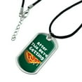 thumbnail image 2 of After This We're Getting Pizza Funny Military Dog Tag Pendant Necklace with Cord, 2 of 4