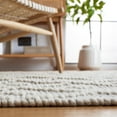 thumbnail image 4 of SAFAVIEH Vermont Whitaker Trellis Area Rug, Ivory/Grey, 6' x 9', 4 of 8