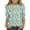 Light Green, variant on Easter Kids 3/4 Length Sleeve Shirts Girls 2026 Festival Cute Funny Bunny Print Tunic Crew Neck Tees Tops Holiday Casual Cotton Clothes (Beige, 11-12 Years)