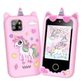 thumbnail image 1 of Smartphone M SANMERSEN para niños y niñas de 3 a 10 años con tarjeta SD de 32 GB, 1 of 7