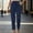 Blue, variant on QUINDOS Women's Pants Straight Leg Ankle Length High Waisted Casual Sweatpants Drawstring Relaxed Fit Pants with Pockets