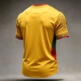 thumbnail image 4 of Mexico Mens Soccer Jersey Shirts Short Sleeve 3D Print T-shirt Casual V Neck Fan International Football Tee, 4 of 4