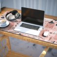 thumbnail image 3 of Long Mouse Pads for Desk,Pink Hued Cute Halloween Ghosts Pattern Desk Mats on Top Of Desks, Desk Mouse Pad Extra Large with 3mm Non-Slip Base and Stitched Edge for Gaming,Office,Work,Home 35.4x15.7in, 3 of 5
