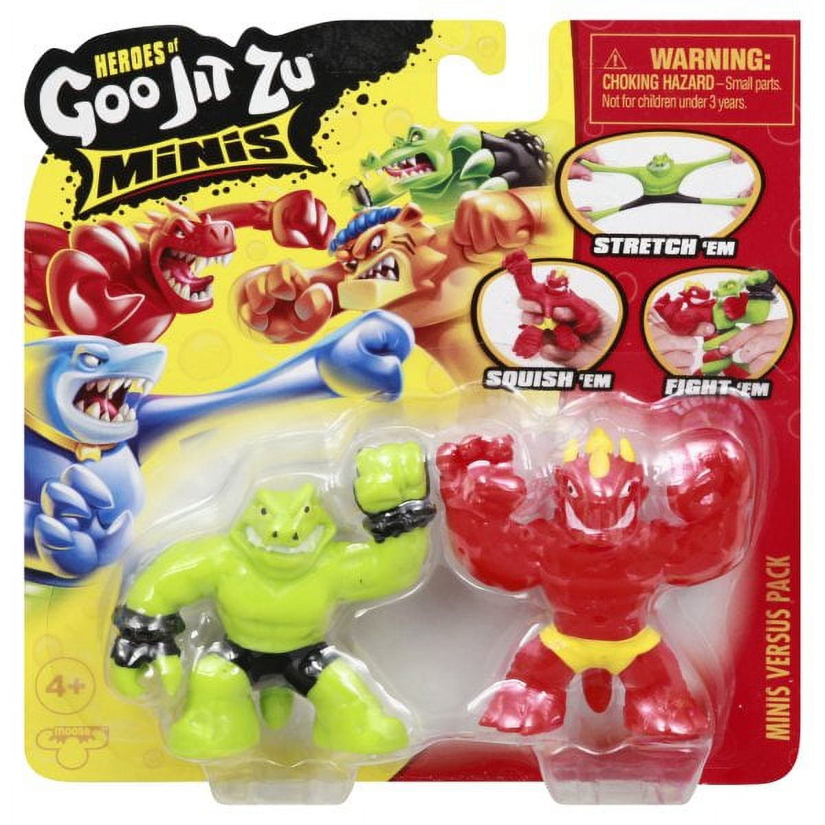 Heroes of Goo Jit Zu, Dino Power Action Figures, Volcanic Rumble