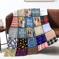 thumbnail image 3 of Customized Blanket with Photos & Text for Mom Dad Baby Family Friends Personalized Picture Blanket for Birthday Christmas for Women Sister Wife Grandma(10 Photos,50x60 Sherpa), 3 of 6