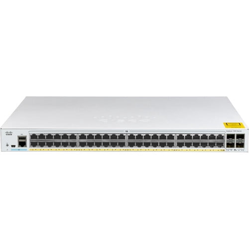 Cisco Catalyst C1000-48P-4X-L 48-Port PoE+ Managed Gigabit Ethernet Switch with 4x10G SFP+ Uplinks – Layer 2 Network Switch – New Sealed