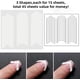 thumbnail image 4 of BEMS-pegatinas para uñas francesas, blancas, 3 estilos, 45 hojas, forma de luna, francesas, 4 of 4