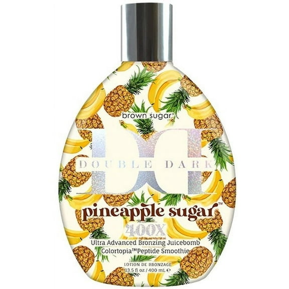 Pineapple Sugar 400X Ultra Advanced Double Dark Bronzer Tanning Lotion 13.5oz