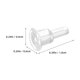 thumbnail image 2 of TABLETREANDS 50Ud Fijadores Transparentes Para Aretes Con Estructura Anti Y Transparencia, 2 of 8