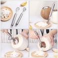 thumbnail image 2 of Shisuyan 4pcs Stainless Steel Coconut Meat Scrapers Fish Scaler Remover Multi-Purpose Kitchen Tool Handheld Grater Fish Cleaning Tool, 2 of 9