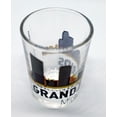 thumbnail image 2 of Grand Rapids Michigan Sunset Skyline Shot Glass, 2 of 3