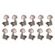 thumbnail image 3 of Wosthever 6 Pieces Guitar Tuning Pegs Component Instrument Fitting Handle Peg Professional Music Knob Tuner Sealed Adjusting for Replace Type4 NO4, 3 of 6