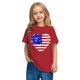 thumbnail image 1 of Odeerbi Niños Niñas Día de La Independencia Camiseta de Algodón Manga Corta 4 de Julio Camiseta Gráfica, 1 of 8
